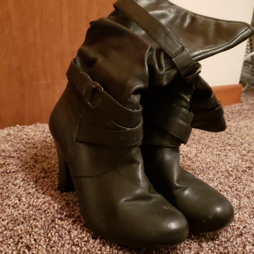 Black Heel Boots